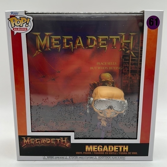 Funko Other - Funko Pop! Megadeth Vinyl #61 Peace sells... But who's buying